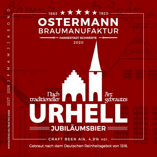 OSTERMANN URHELL Jubiläumsbier 20l Keg Fass